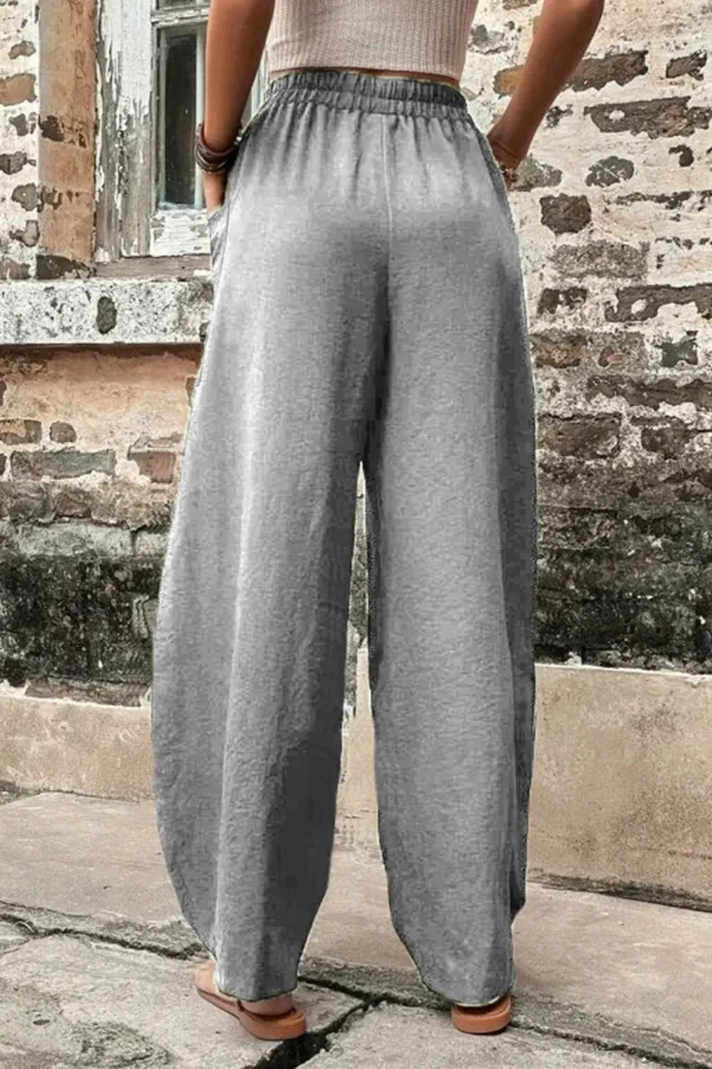 Pocketed Harem Everyday Pants