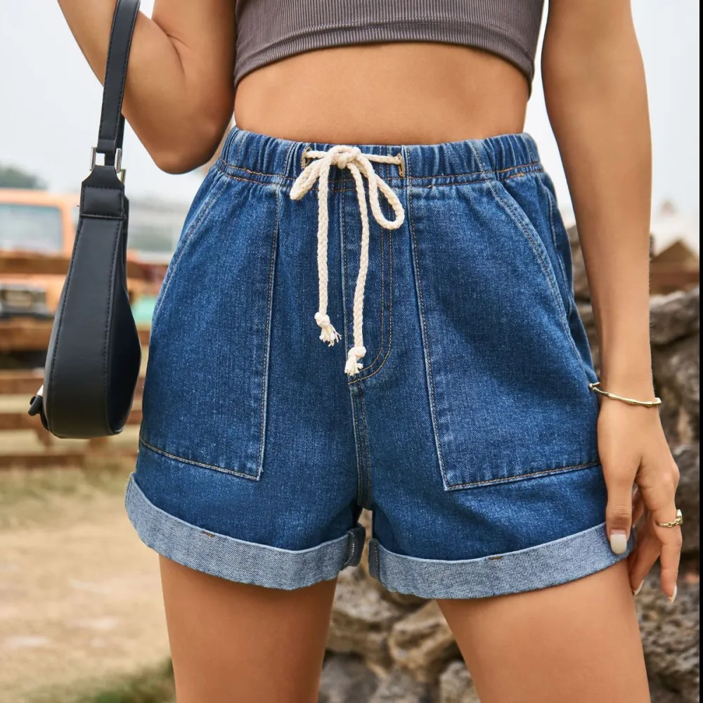 Lounge Drawstring Pocket Detail Shorts