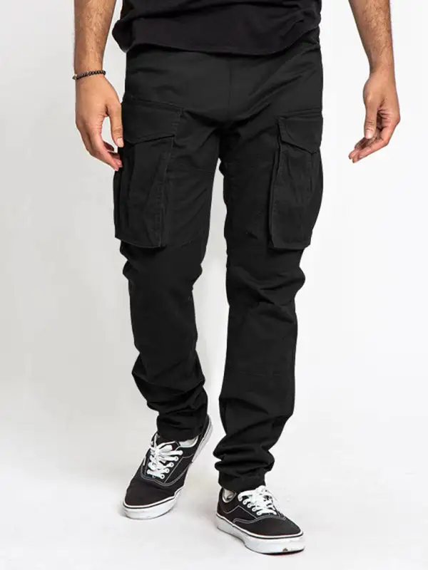 Utility Pocket Detail Everyday Pants