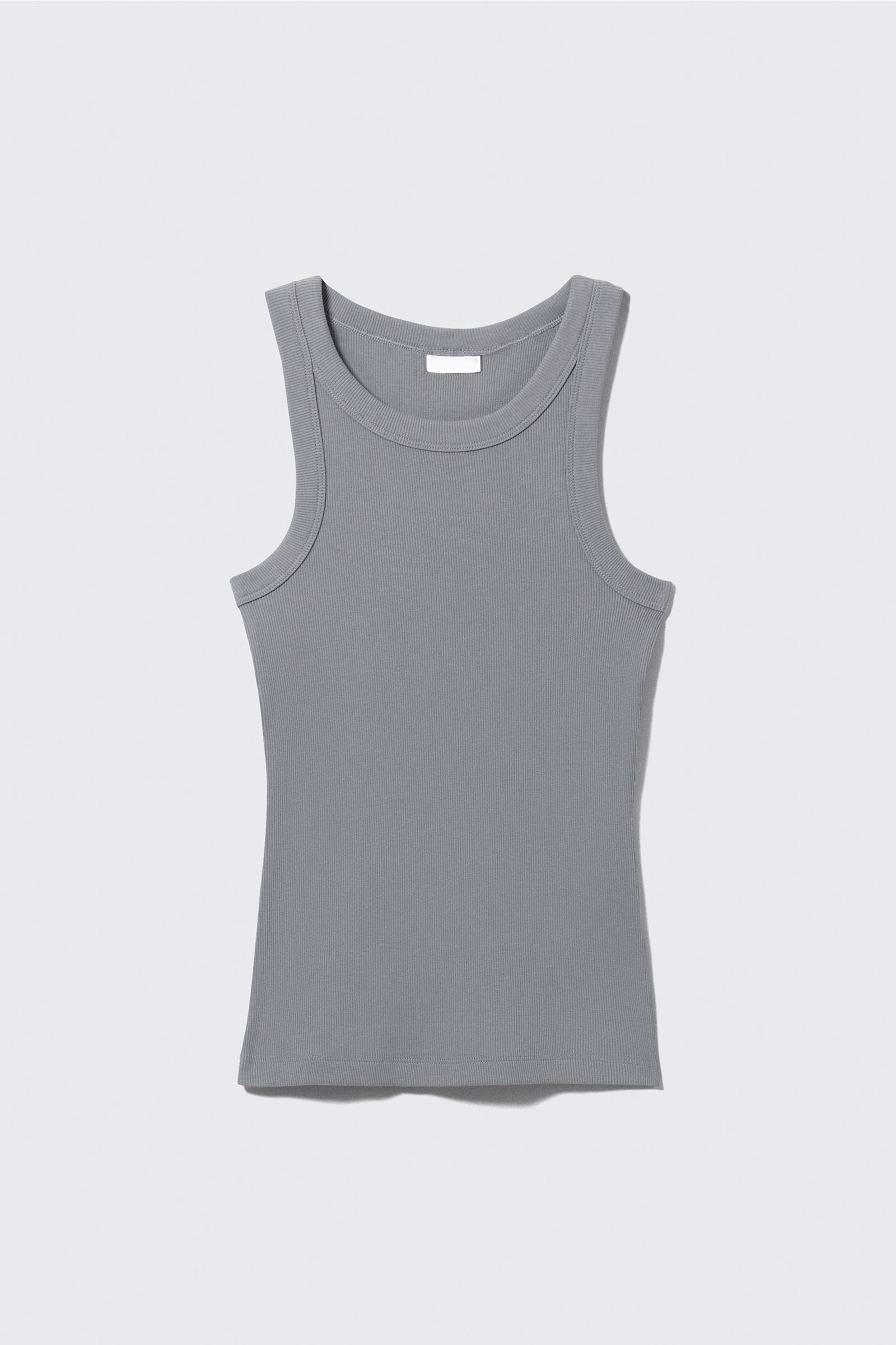 Rib Crew Neck Tank