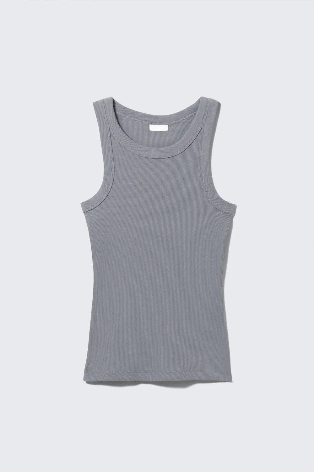 Rib Crew Neck Tank