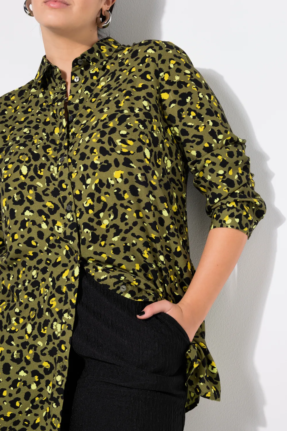 Viscose Fiber Loose Fitting Shirt