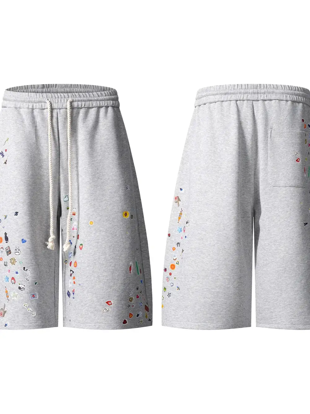 Everyday Drawstring Cotton Blend Casual Shorts