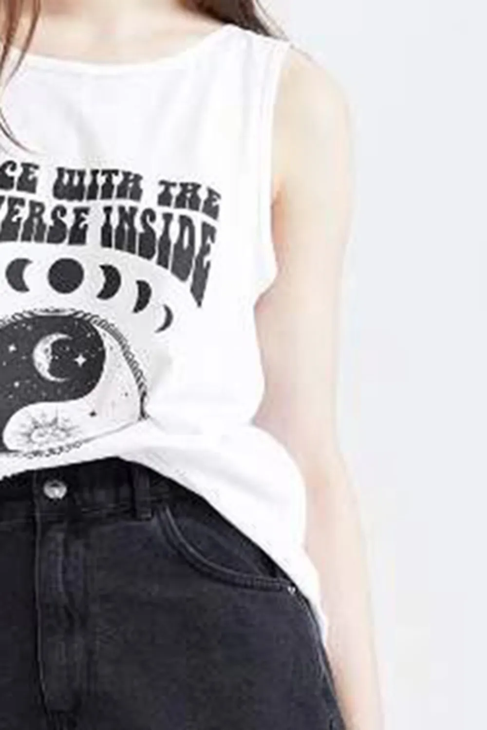 Paperbag Fit Mini Jean Short