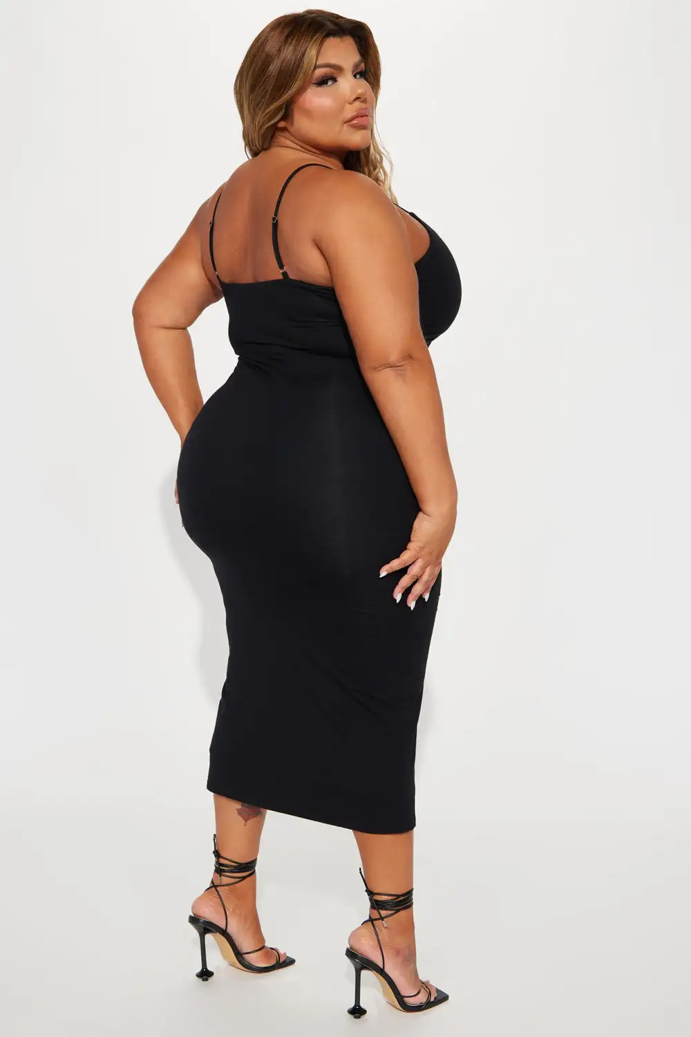 Ajay Midi Dress - Black