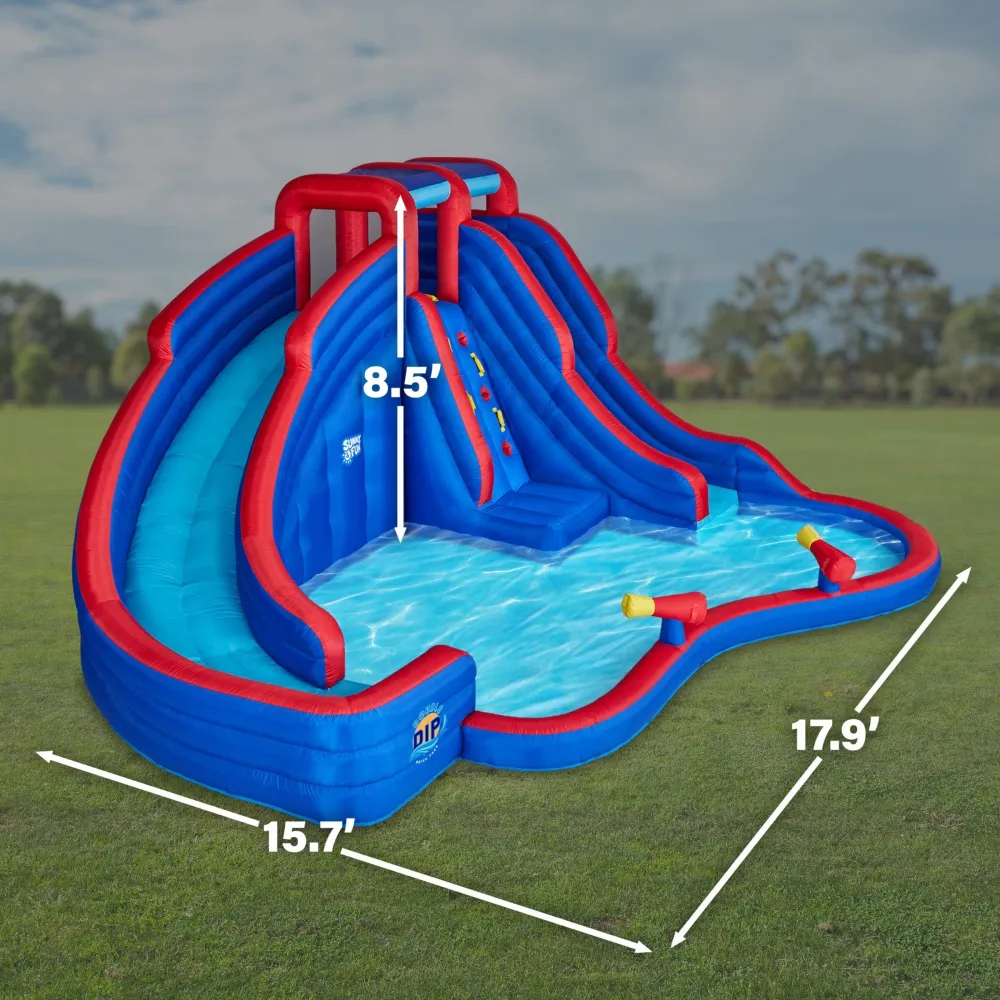 Children's automatic inflatable water park (with automatic inflator)