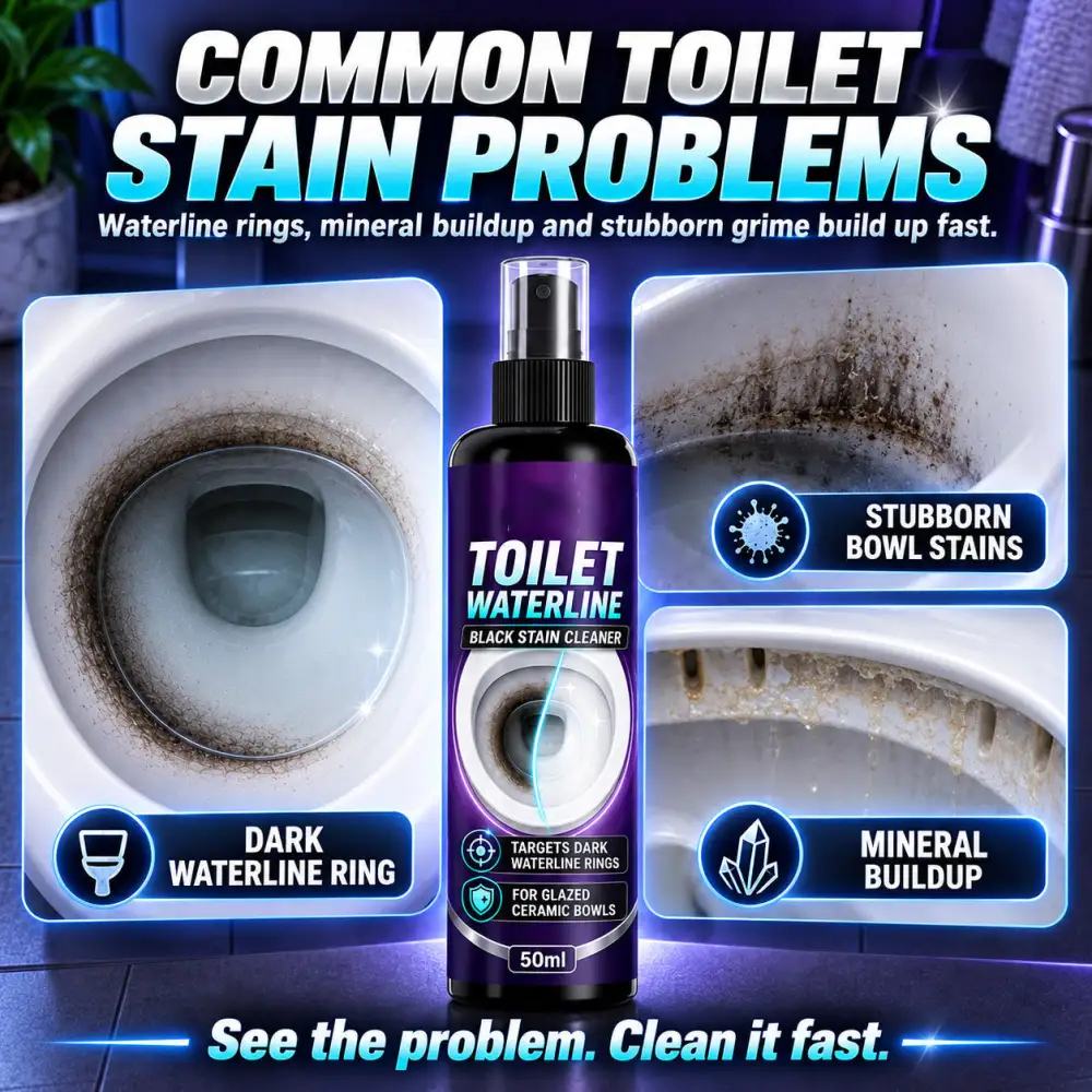 🥳HOT SALE🥳💞10K+ SOLD! Waterline Cleaner! Targets black rings, clinging formula & less scrubbing. Clean bowl – grab yours! ✅