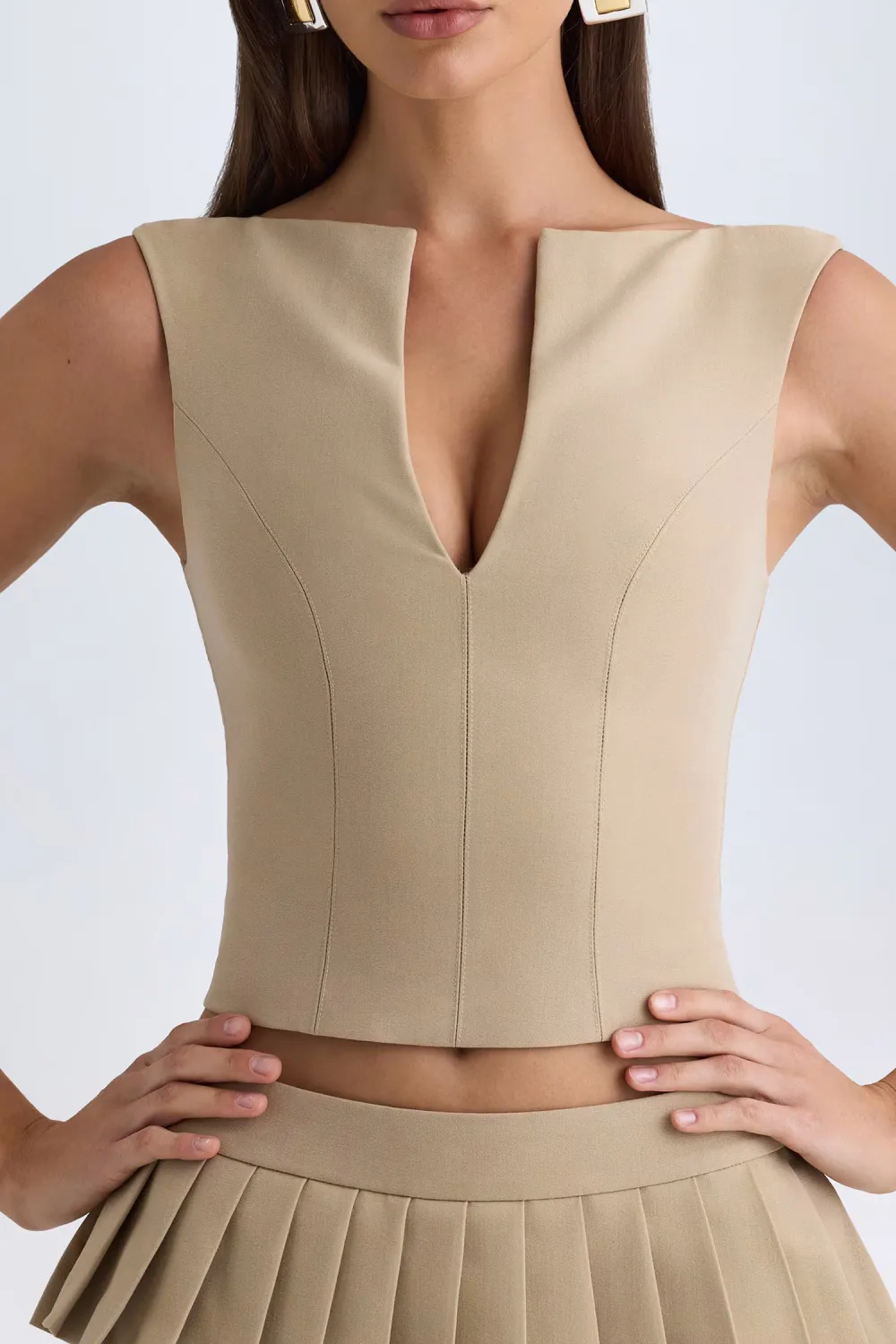 Women's All-Match Right-Shoulder Sleeveless Top