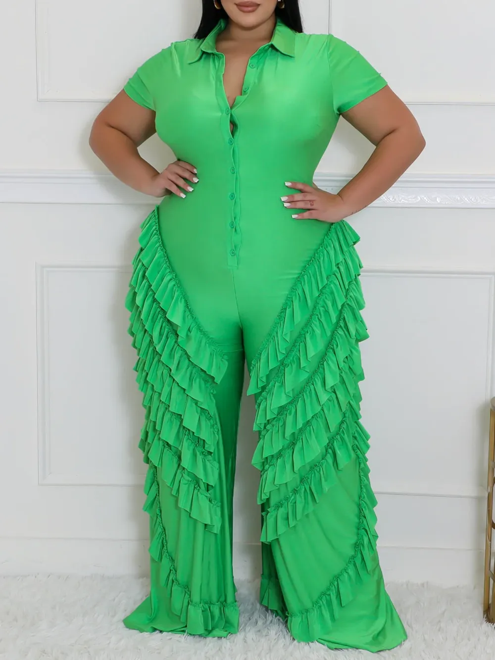 Plus Size Fashion Jumpsuit For Women