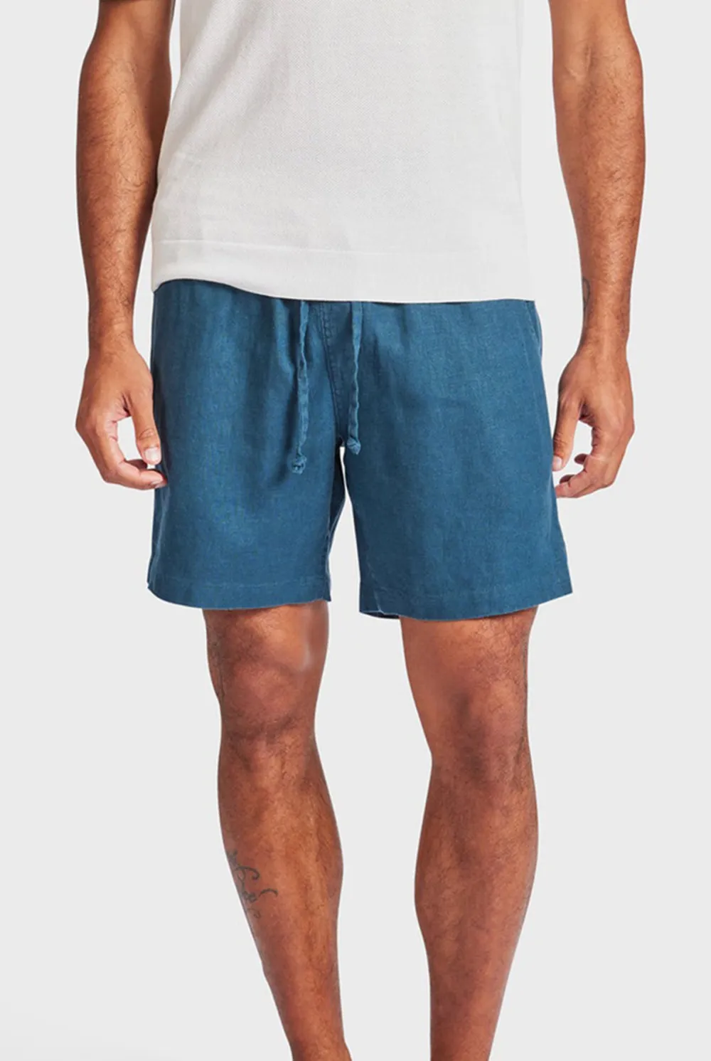 Riviera Linen Short-Bluegrass