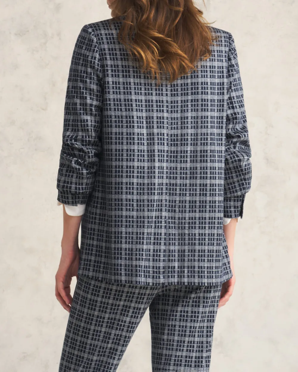 Ponte Check Blazer