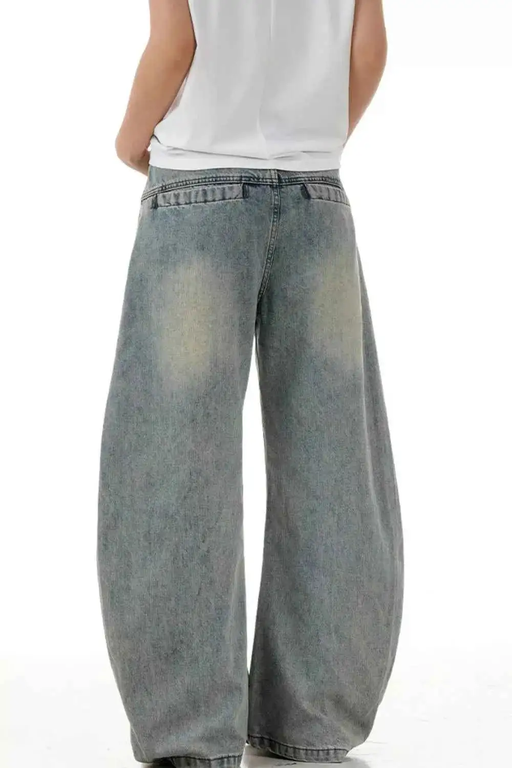 Modern Vintage Wash Wide Leg Jeans
