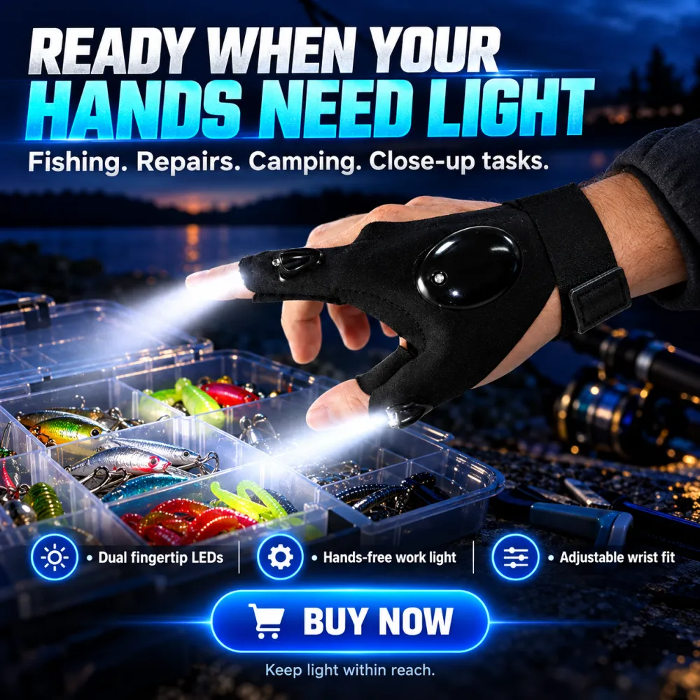 Outdoor Sports LED Gloves