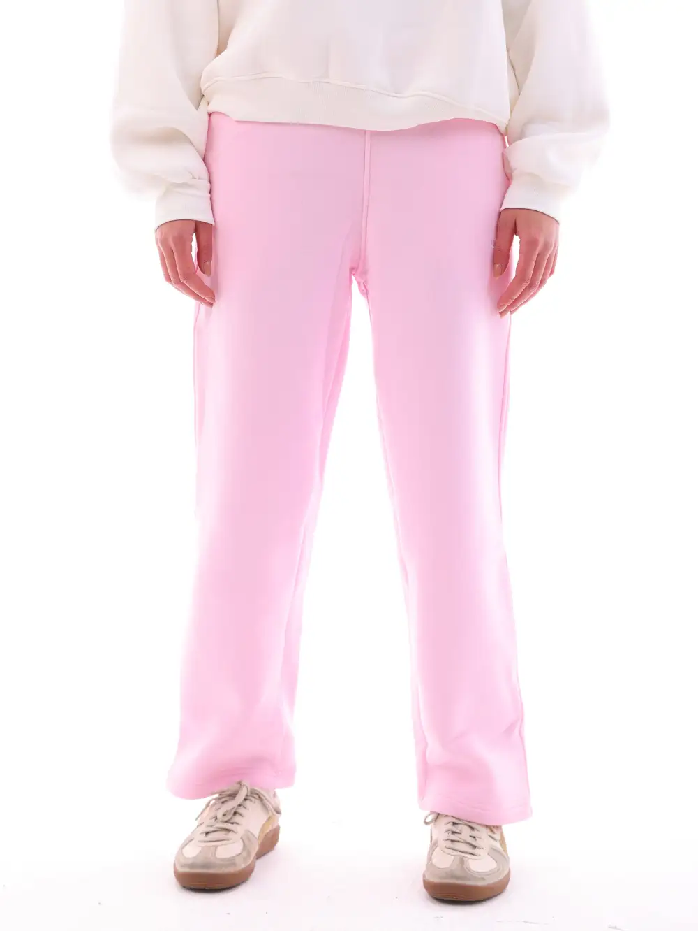 Travel Ready Wide Leg Fleece Jogger Pants