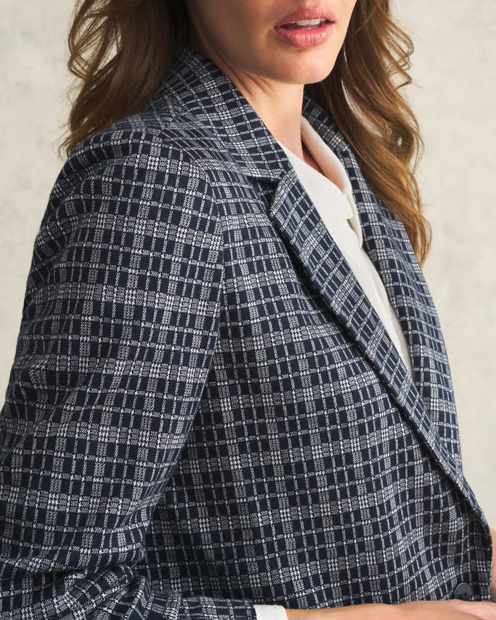 Ponte Check Blazer