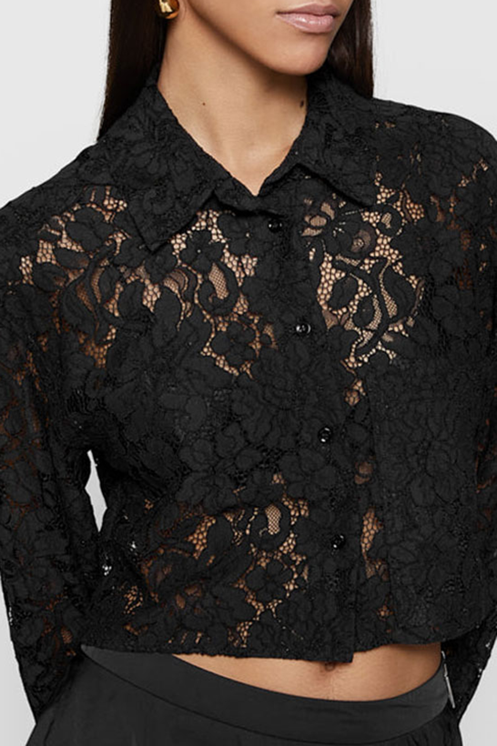 Black Lace Top