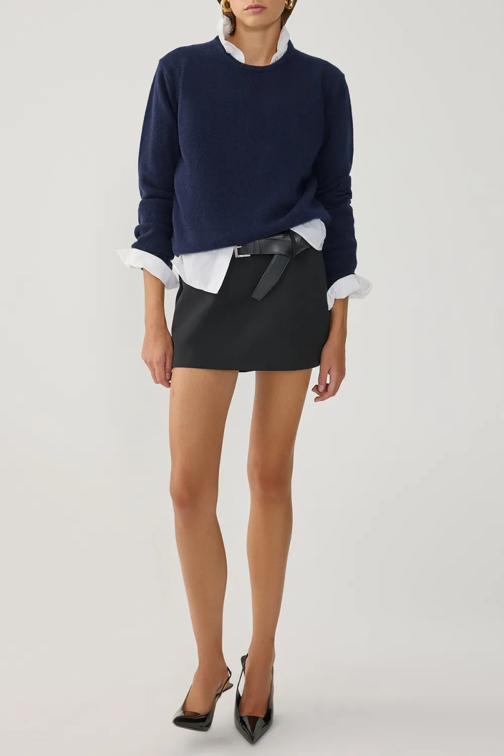 Crew Neck Knitwear Sweater