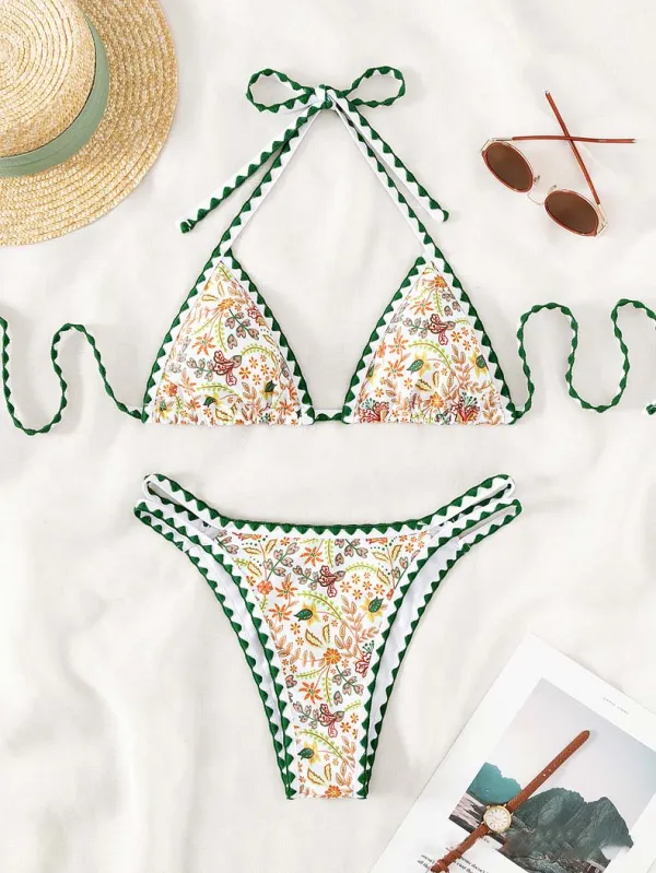 Hanging Strap Bikini Set