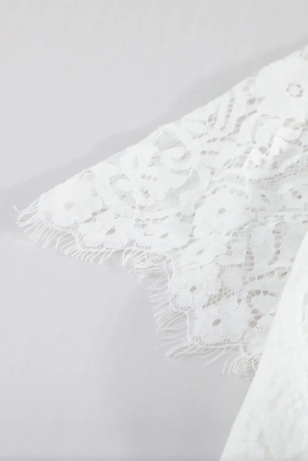 V-Neck Lace Maxi Dress