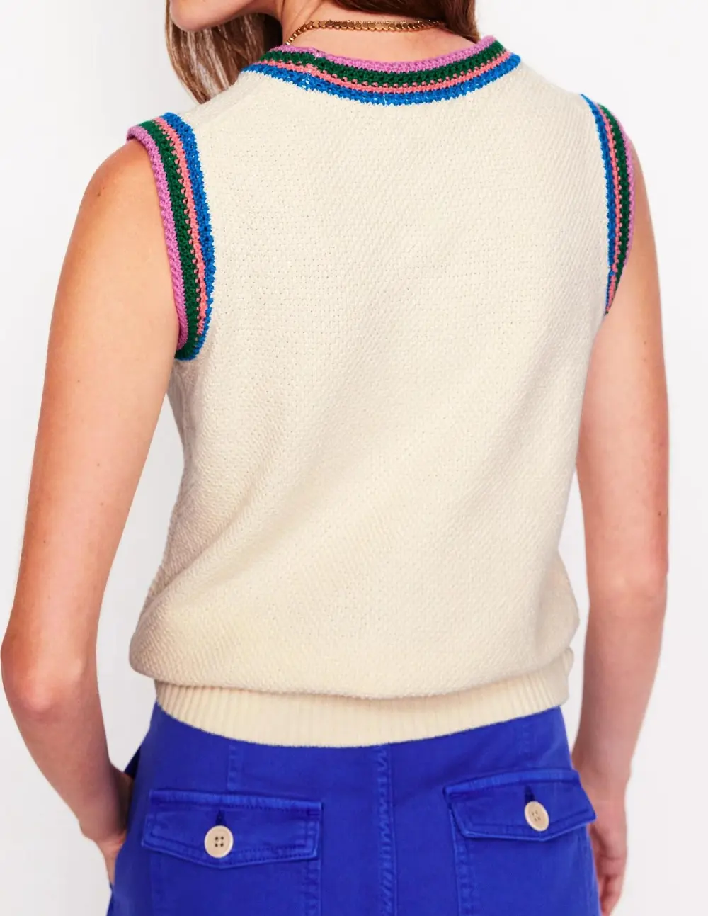 Callie Crochet Trim Tank Tops