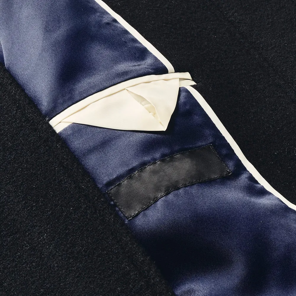 Stadium-Cloth Wool Blend Long Coats