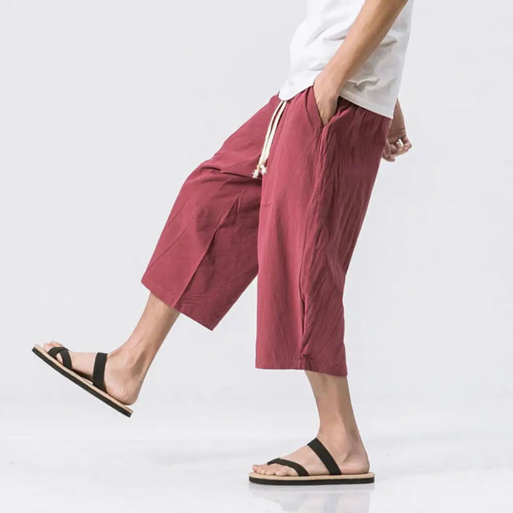 Lightweight Cropped Utility Pants