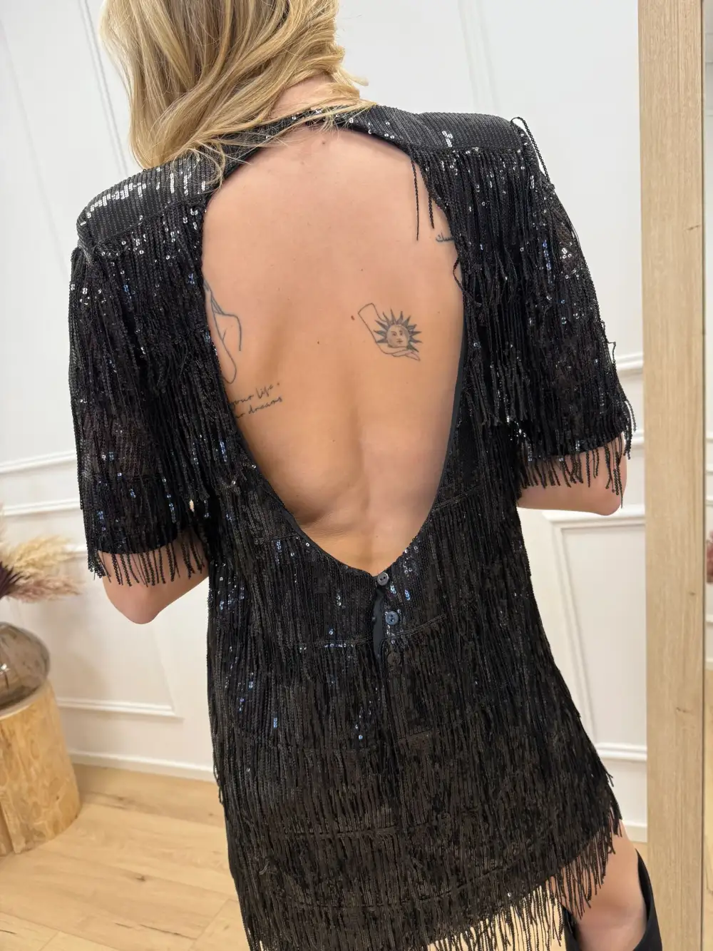 Clean Easy Drape Mini Dress