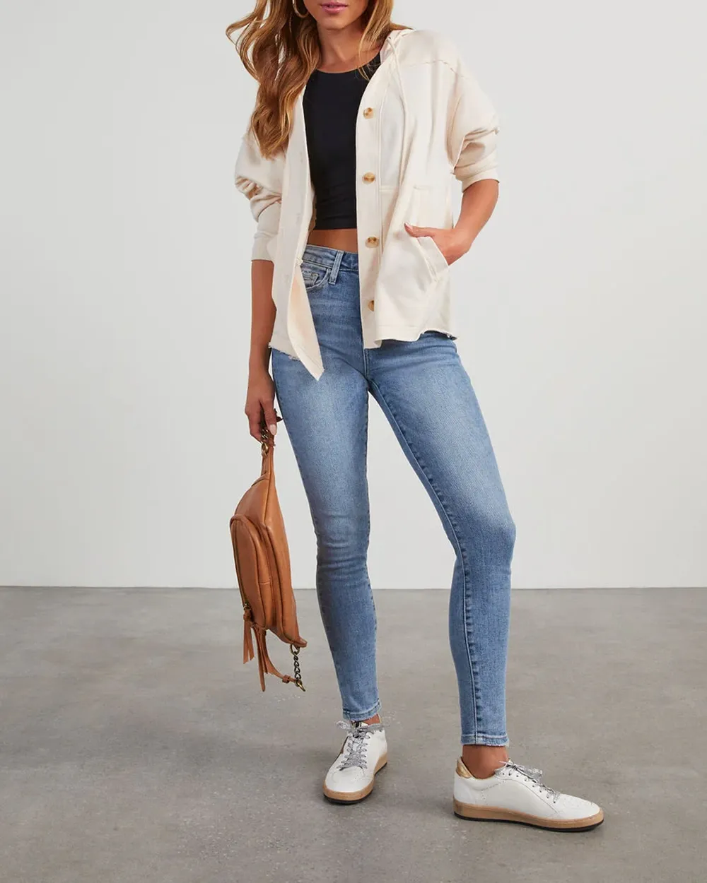 Hooded Knit Shacket