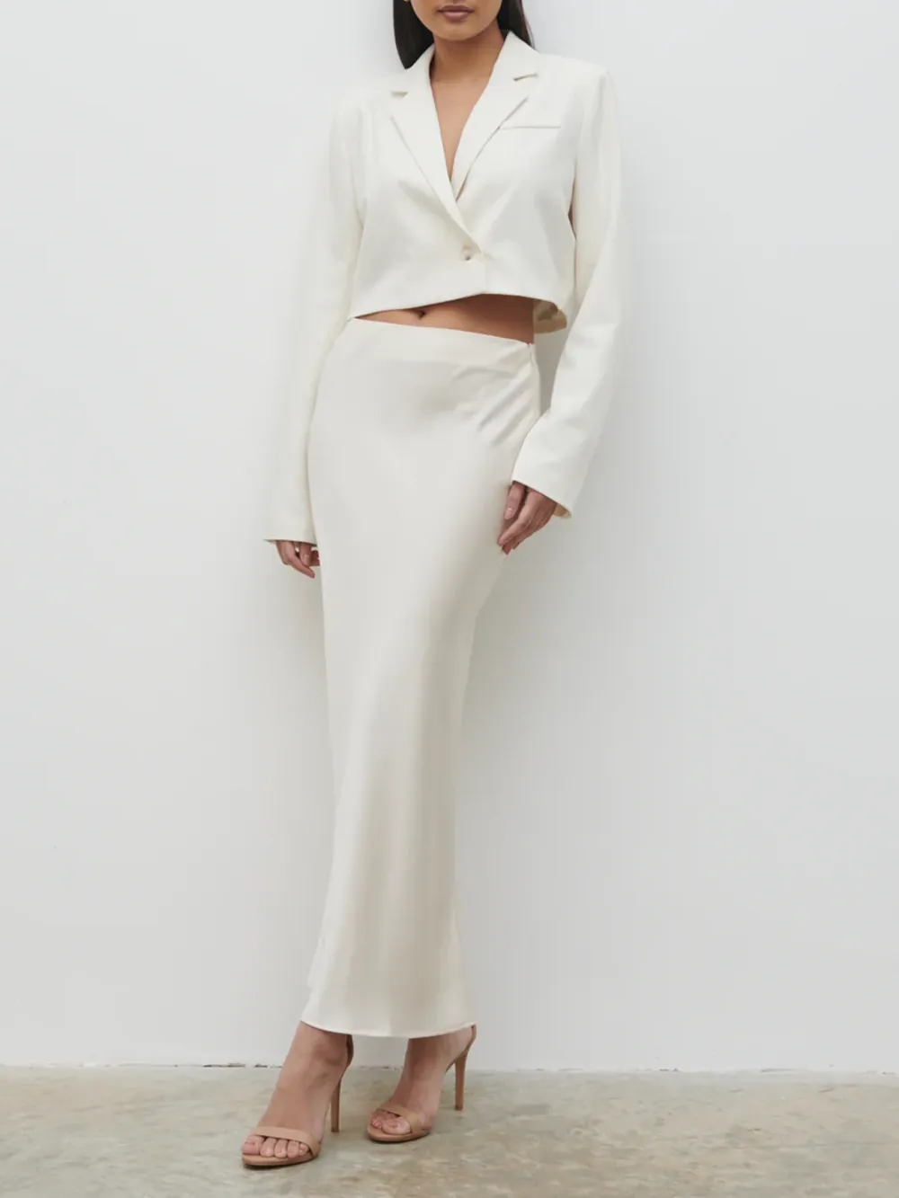Satin Maxi Skirt