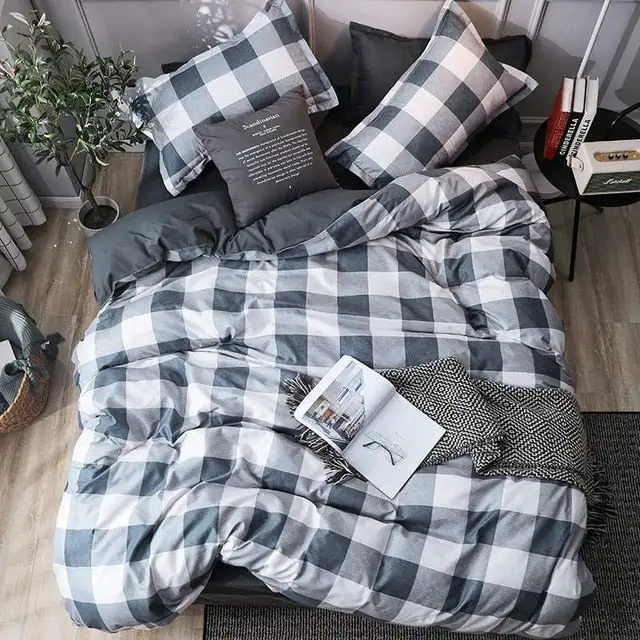 (Store Closing Sale) Duvet Cover Flat Bed Sheet Bedding Set