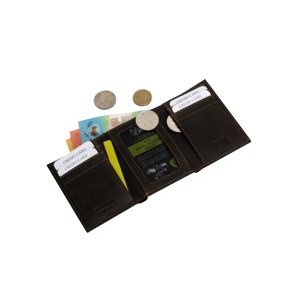 Trifold  Leather Wallet