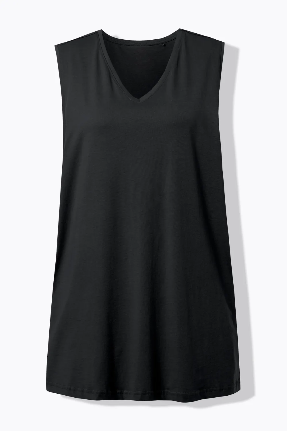 Solid Color Sleeveless T-Shirt