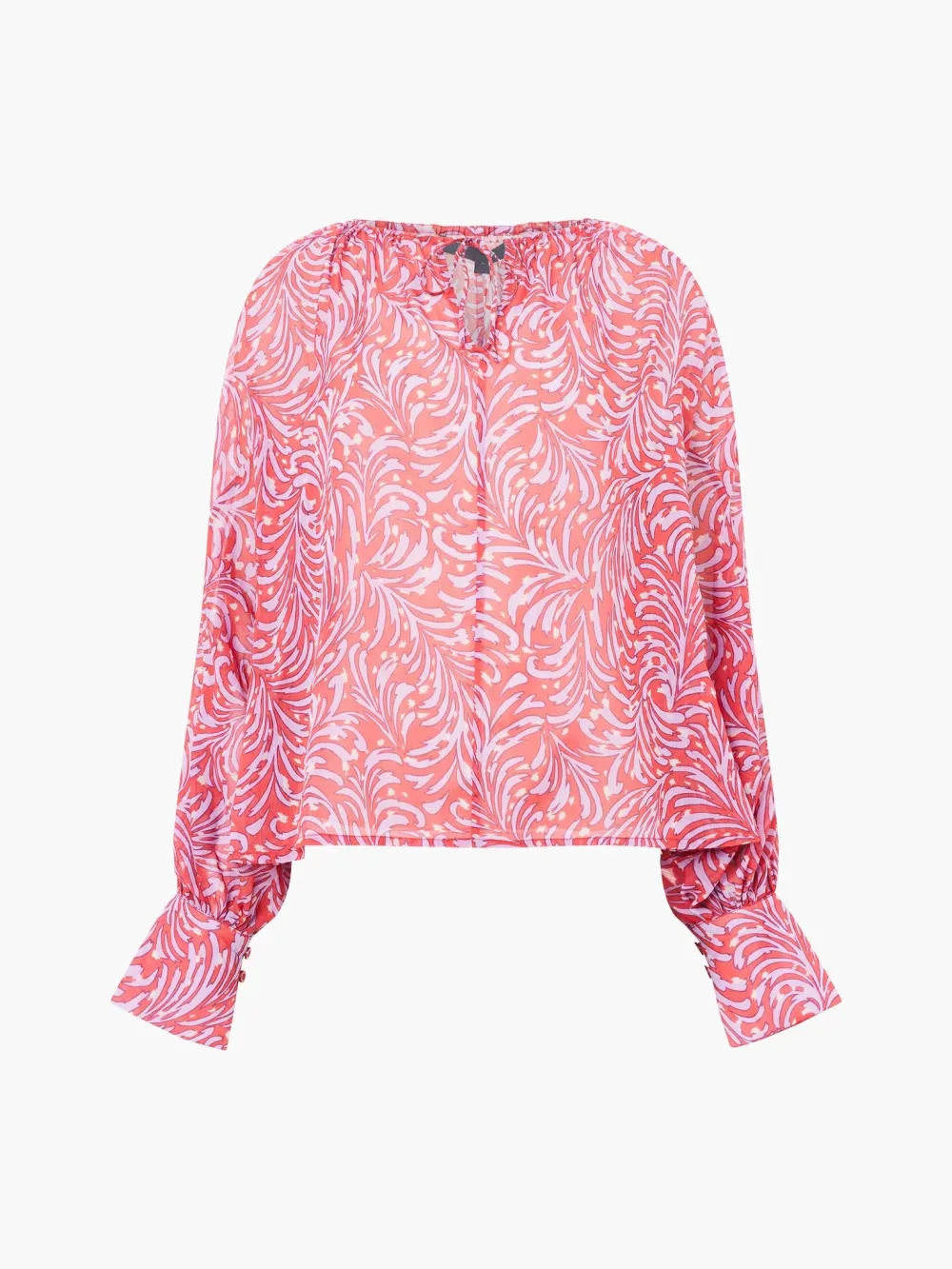 Breathable Printed Chiffon Ladies Top