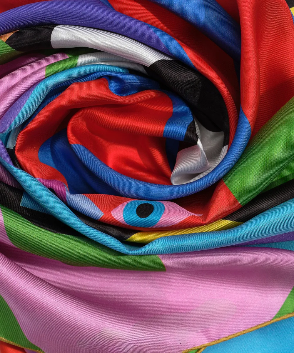 Slight Stretch Art Graphic Square Scar