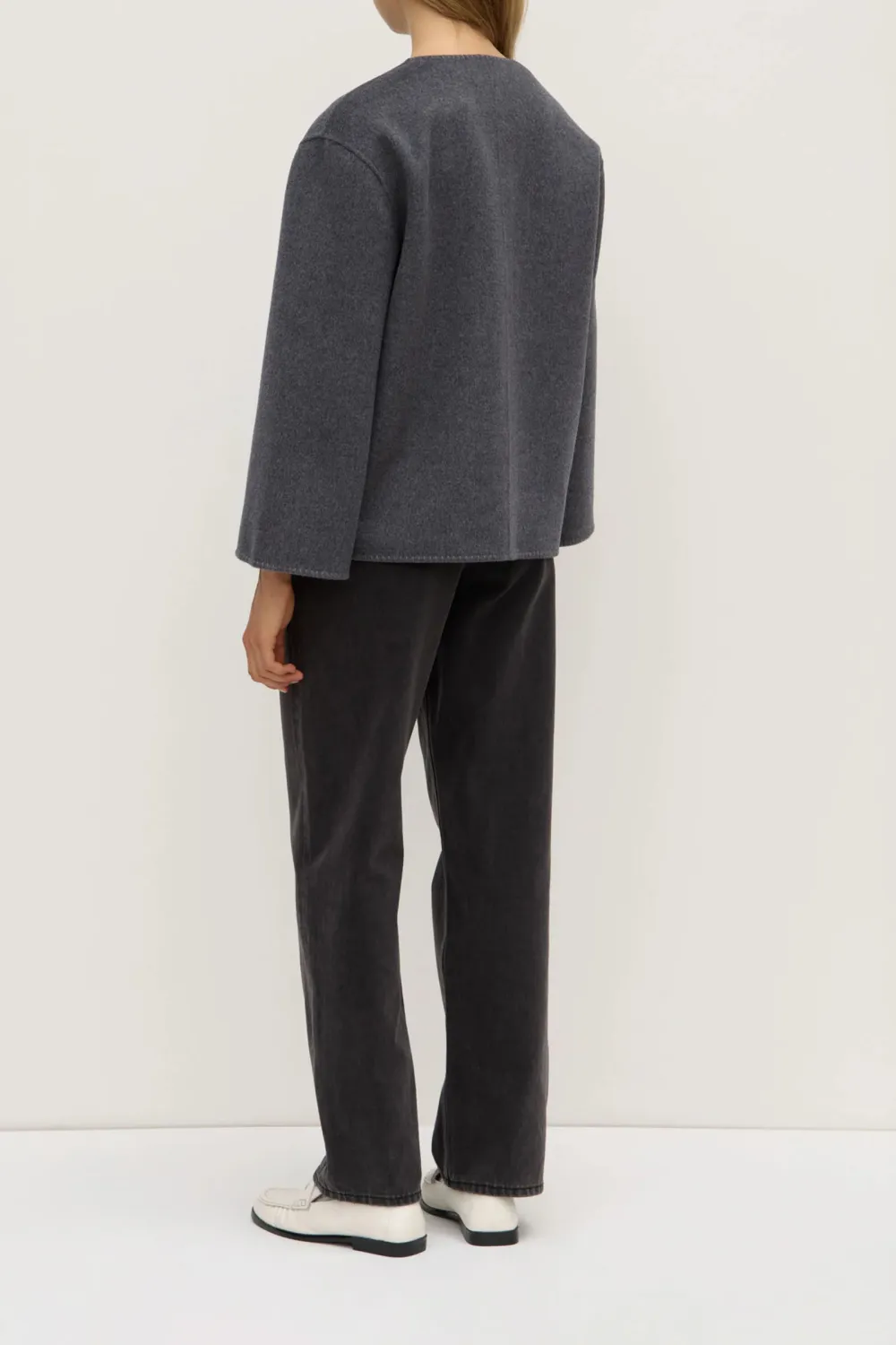 Coat With Carpet Style Stitching