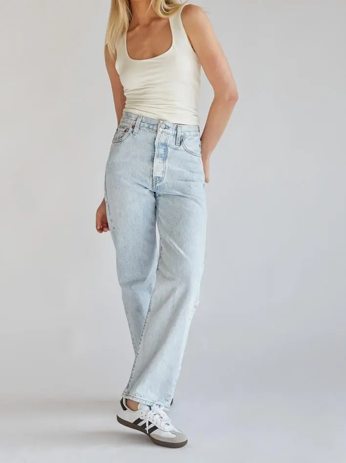 Straight Ankle Jeans