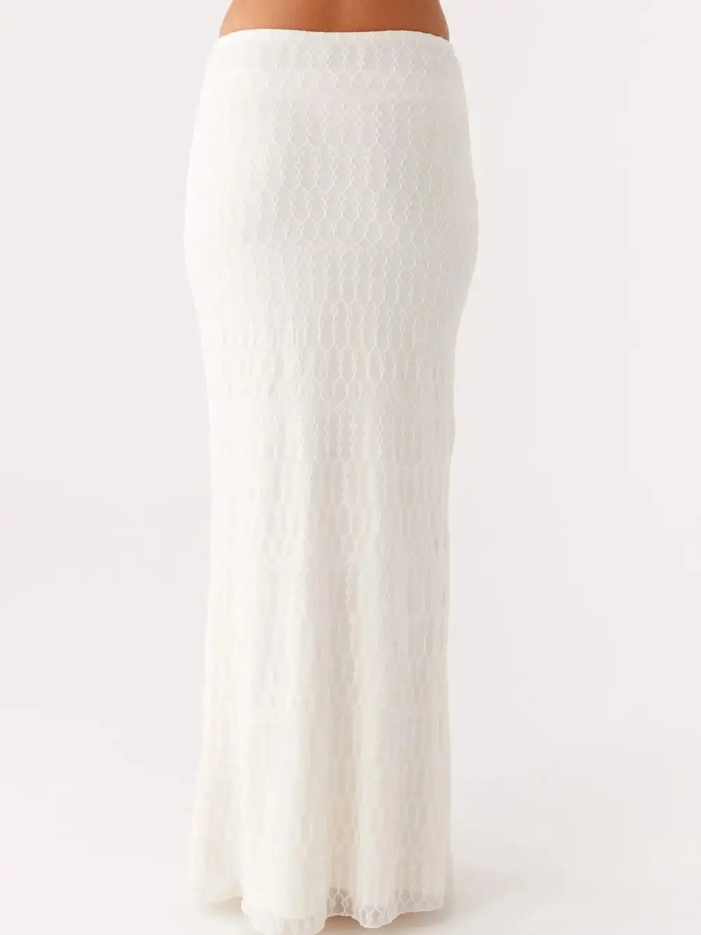 Neat Tie Front Lace Detail Coordinated Set