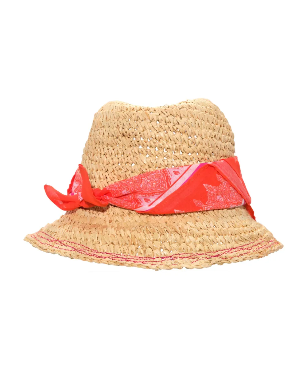 Casual Style Art Graphic Raffia Hat