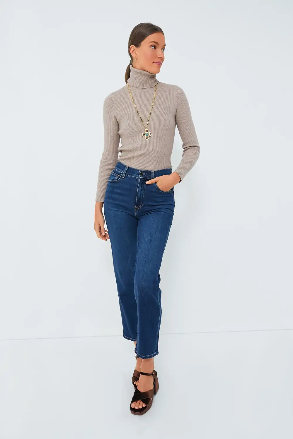 Oat Arlo Ribbed Turtleneck