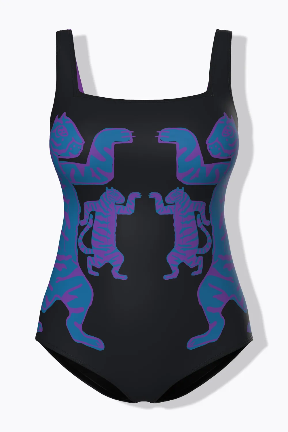 Printed Camisole Swimsuit