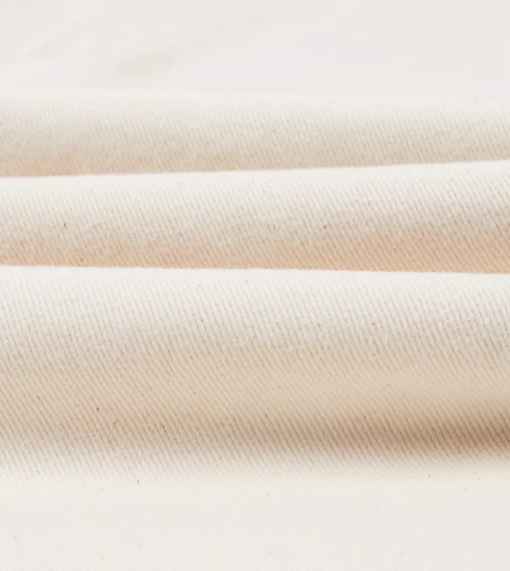 Ecru Selvedge Denim Contrast Stitch Five-Pocket Jeans