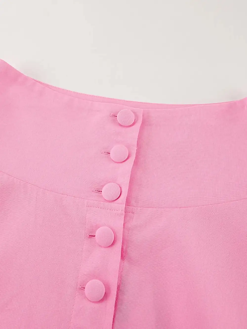 Easygoing Button Front Short Sleeve Coordinated Shorts