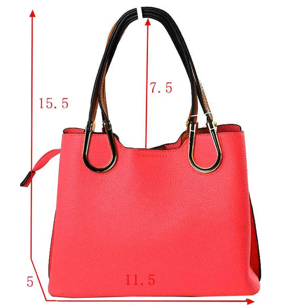 Textured Faux Tote Bag
