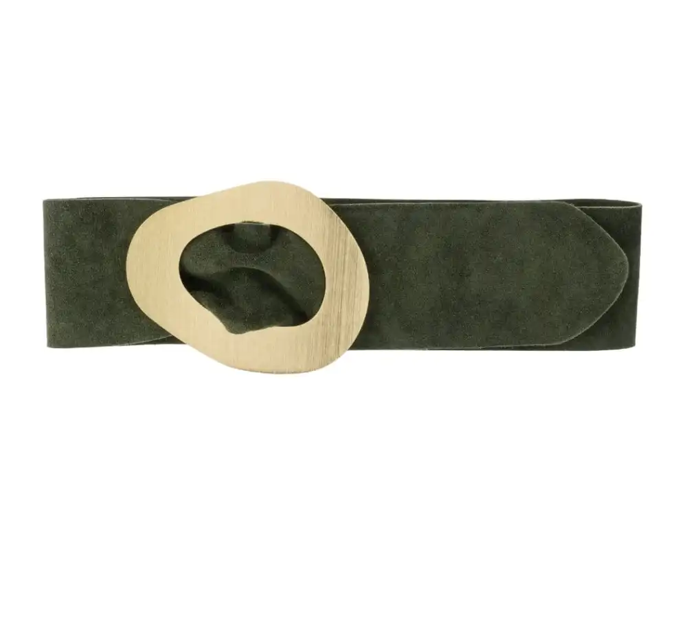Genuine Italian Suede Leather Wide