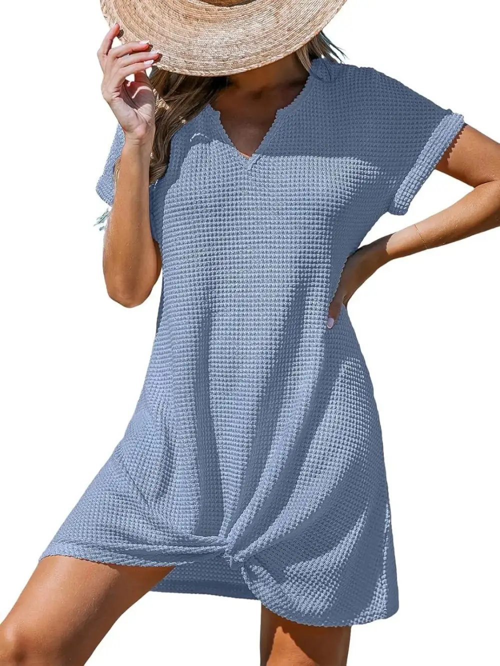 Polished Soft A-Line Midi Dress