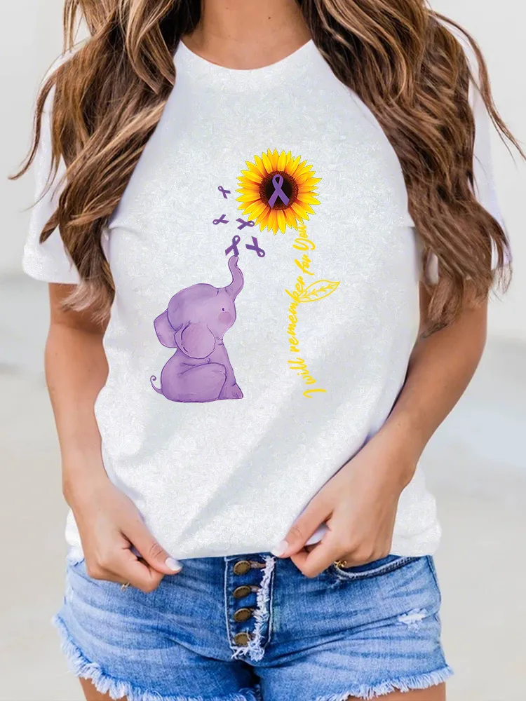 Women's I Will Remember For You Round-Neck Short-Sleeved T-Shirt