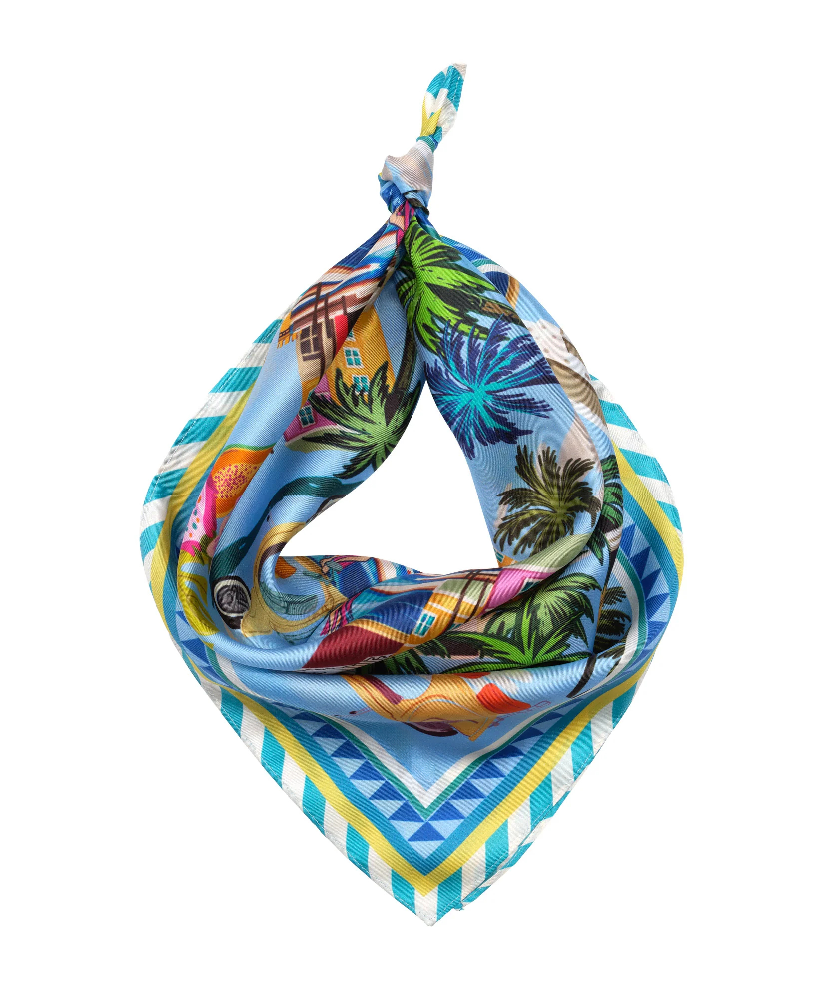 Versatile Styling Casual Style Silk Bandana