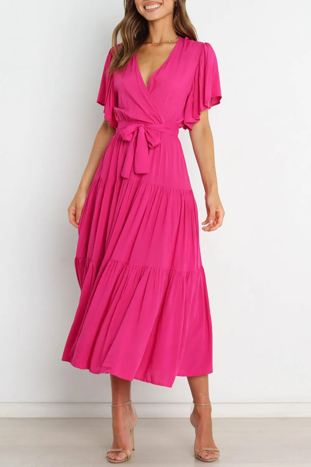 BARKER DRESS - PINK