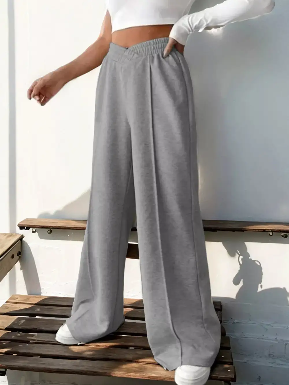 Everyday Wide Leg High Waist Pants