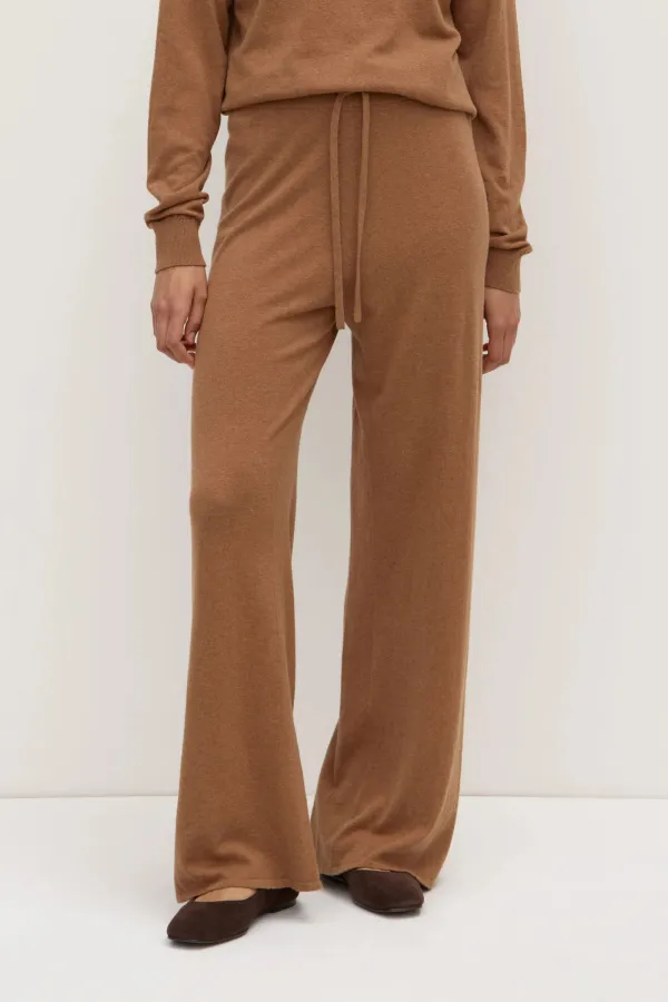 Wrap Up Elastic Waistband Pants